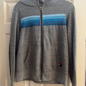 Womens Aviator Nation zip up hoodie